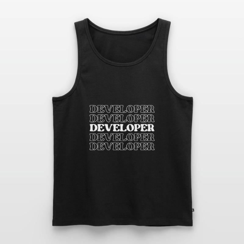 Développeur Programmeur Codeur Codeur Ingénieur logiciel Débardeur bio Premium Homme