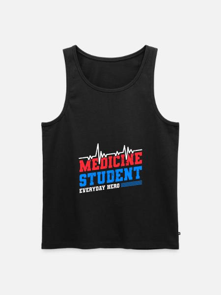 Medicine student - Men's Premium Organic Tank Top - black