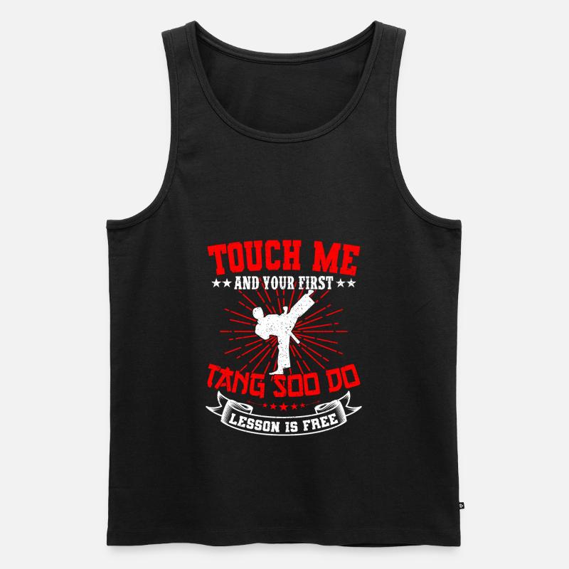 Tang Soo Do Spruch Geschenk - Männer Premium Bio Tank Top - Schwarz