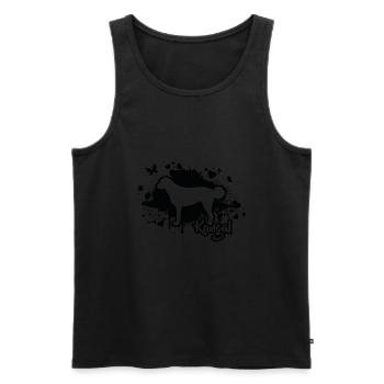 KANGAL Hunde Hund Rassehund Wilsigns - Männer Premium Bio Tank Top - Schwarz - Vorne - AI Model Male 178 light (178cm)