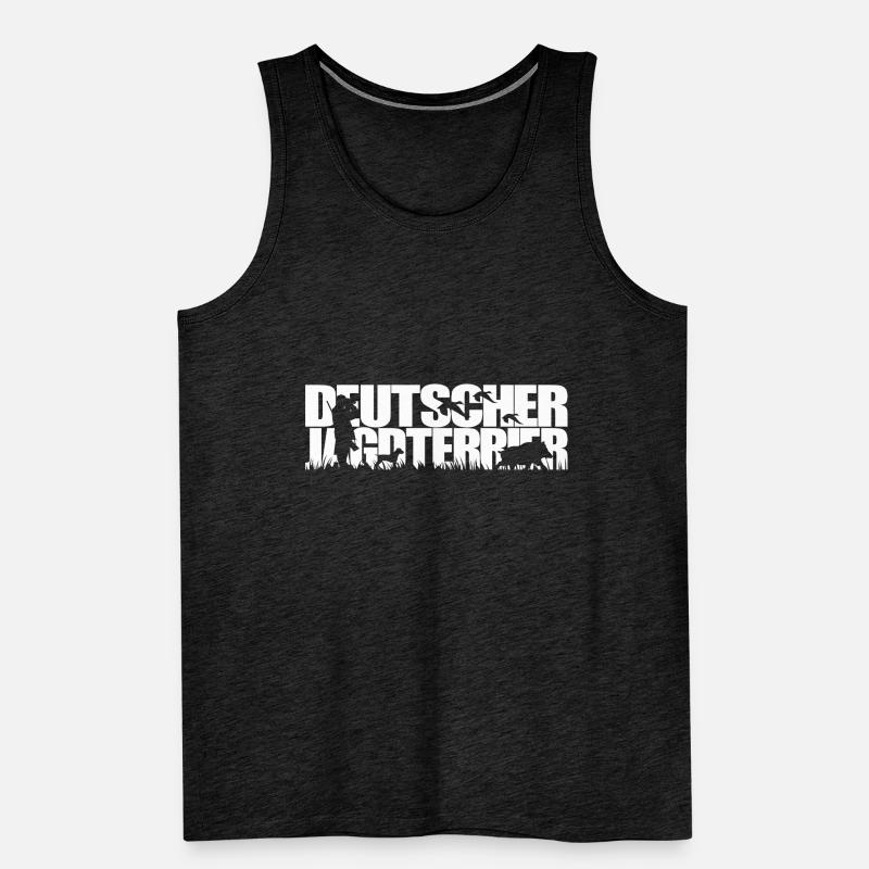 DEUTSCHER JAGDTERRIER Jagdhunde Jagdhund Wilsigns Männer Premium Bio Tank Top