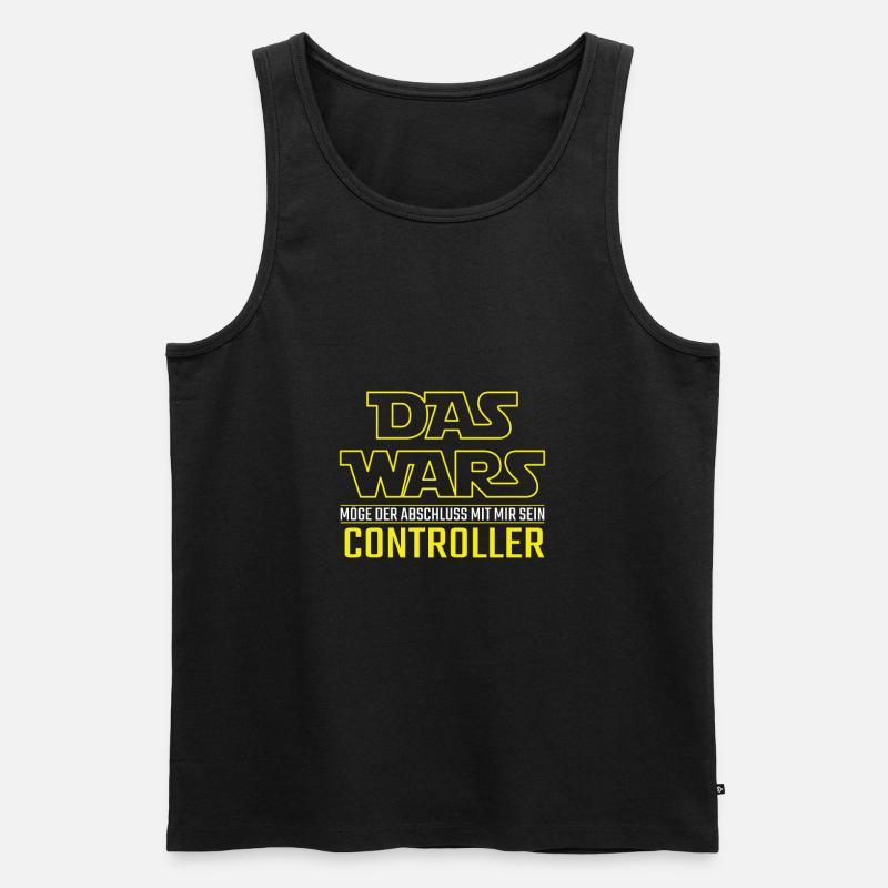 Das Wars Abschluss Controller Geschenkidee - Männer Premium Bio Tank Top - Schwarz