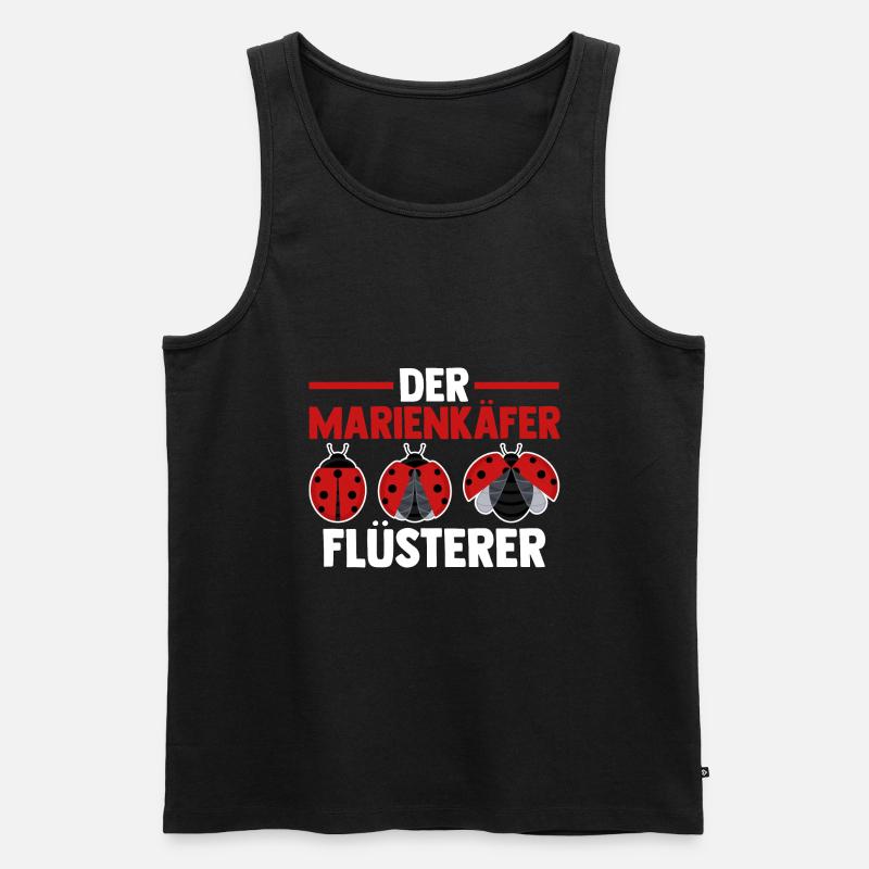 Marienkäfer - Männer Premium Bio Tank Top - Schwarz