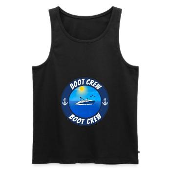 Gruppen Boot Outfit die Motorboot Mannschaft - Männer Premium Bio Tank Top - Schwarz - Vorne - AI Model Male 178 light (178cm)
