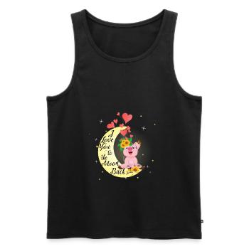 Dirty sow pig - Men's Premium Organic Tank Top - black - Front - Michal (187cm)