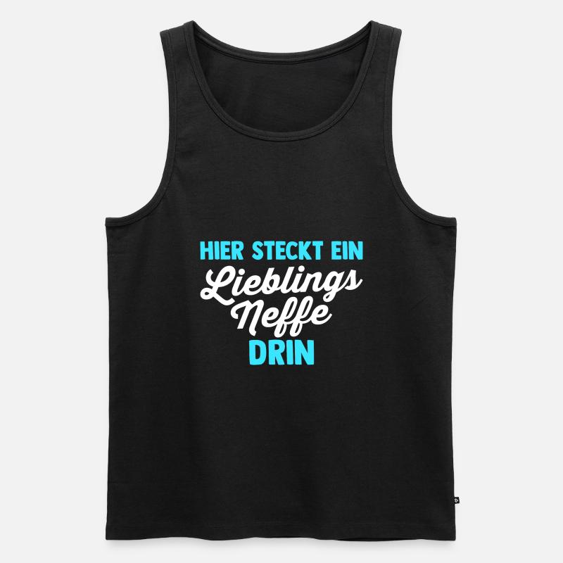 Neffe - Männer Premium Bio Tank Top - Schwarz