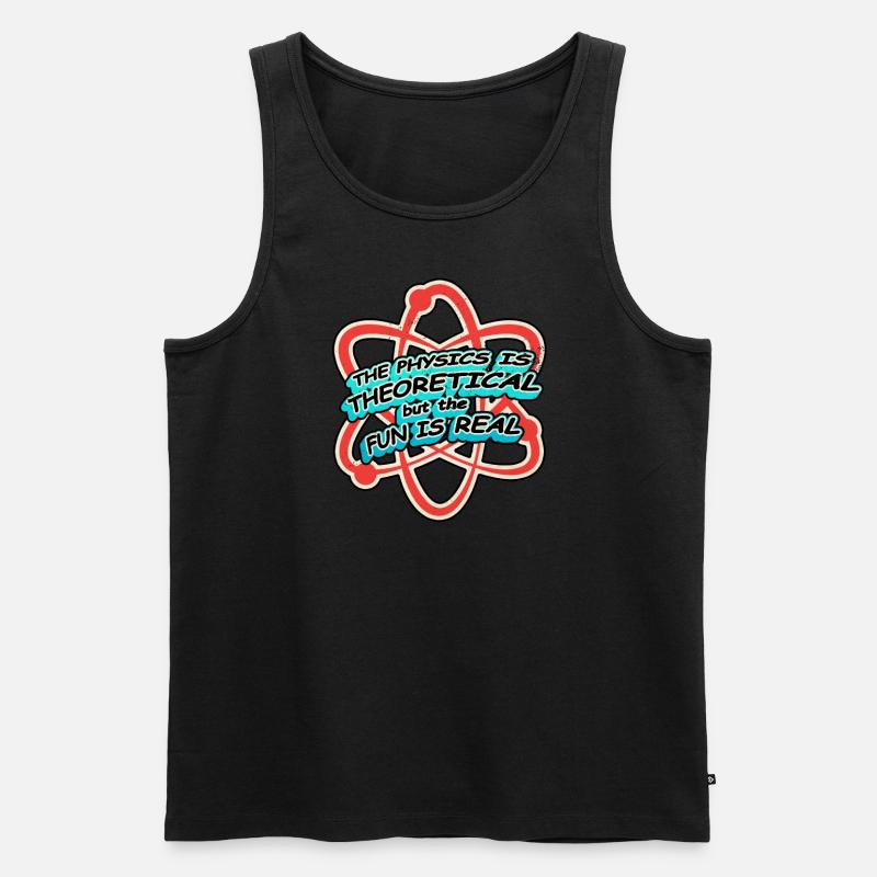 Physik Physiker - Männer Premium Bio Tank Top - Schwarz