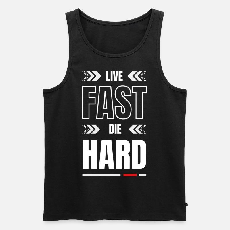 LFDH EP TShirt Noize-Maker - Männer Premium Bio Tank Top - Schwarz