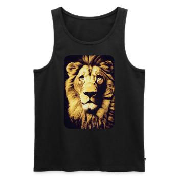 skate worm design #243 - Männer Premium Bio Tank Top - Schwarz - Vorne - Michal (187cm)