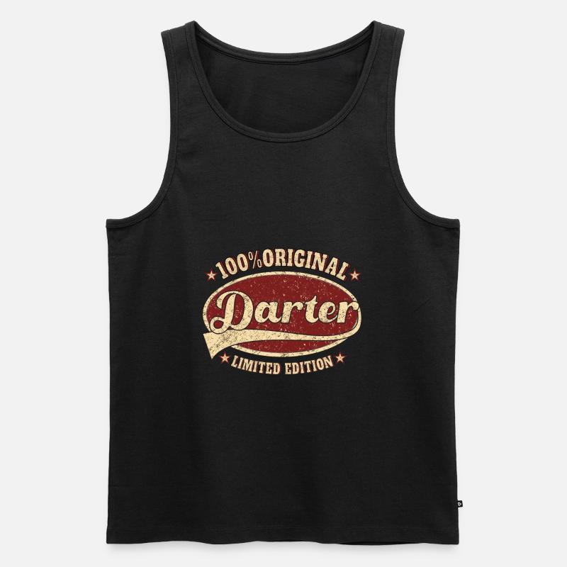 Darter 100% Original - Männer Premium Bio Tank Top - Schwarz