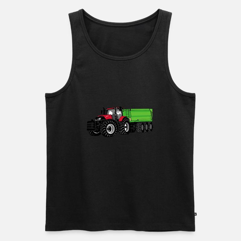 Traktor - Schlepper - Landwirt - Bauer - Männer Premium Bio Tank Top - Schwarz