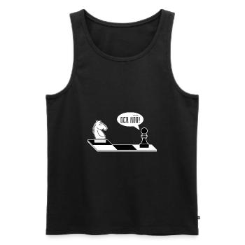 Och Nöö Lustiges Schach Spieler Schach - Männer Premium Bio Tank Top - Schwarz - Vorne - Michal (187cm)