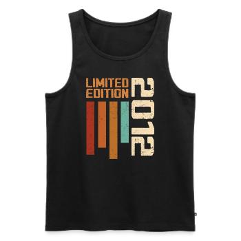 Vintage 2012 Retro 2012 Birthday Gift - Men's Premium Organic Tank Top - black - Front - Michal (187cm)