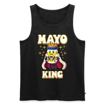 Mayonnaise - Männer Premium Bio Tank Top - Schwarz - Vorne - Michal (187cm)