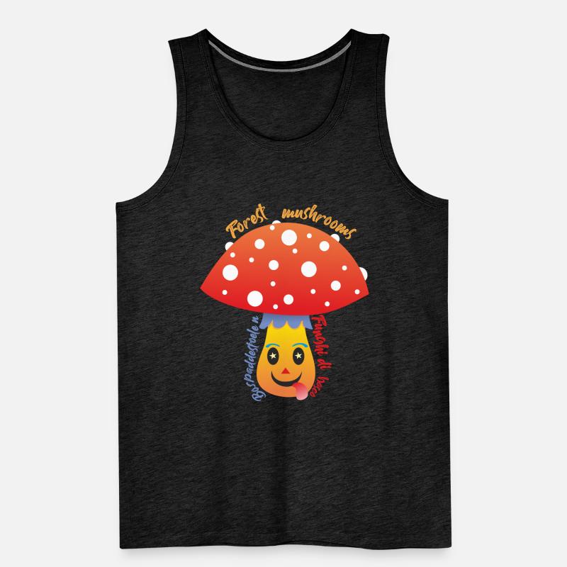 Forest mushrooms Men's Premium Organic Tank Top