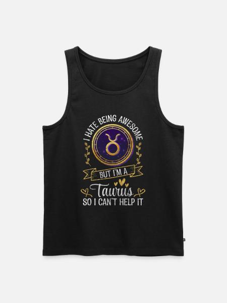 Zodiac element zodiac - Men's Premium Organic Tank Top - black
