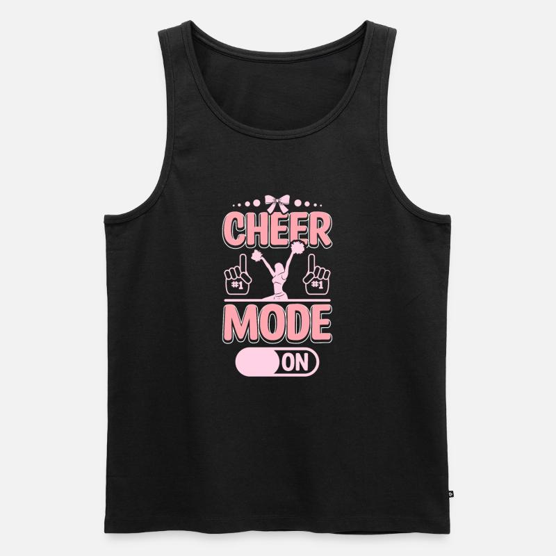 Cheerleader Cheer mode activé - Débardeur bio Premium Homme - noir
