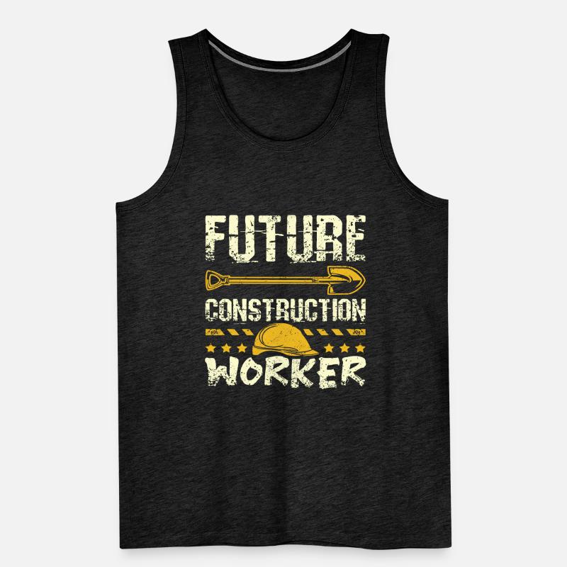 Future construction worker Männer Premium Bio Tank Top