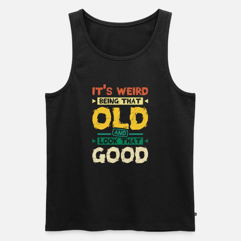 I'm that grumpy old man - Männer Premium Bio Tank Top - Schwarz