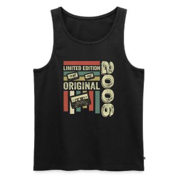 Vintage 2006 - Retro Birthday Quote 2006 - Men's Premium Organic Tank Top - black - Front - Michal (187cm)