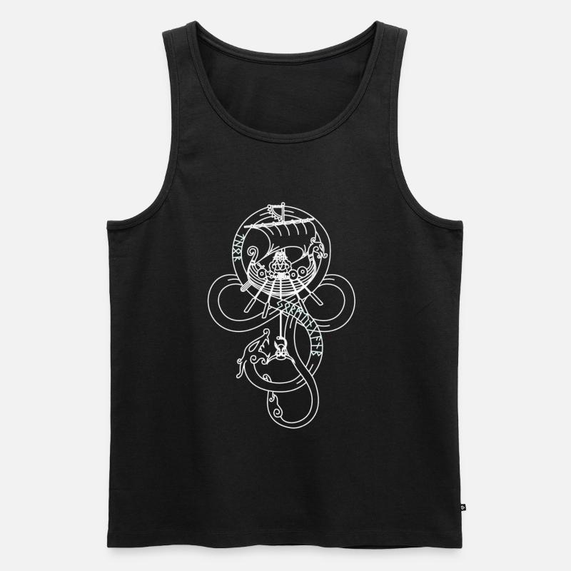 Thor - Männer Premium Bio Tank Top - Schwarz