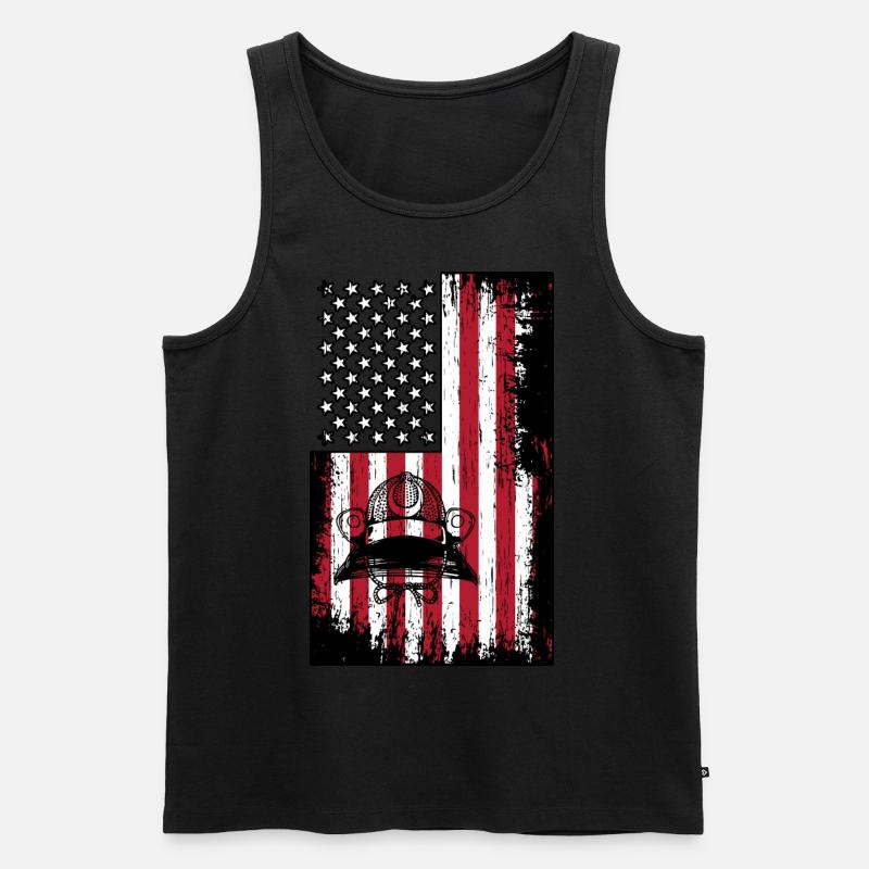 Aikido - Männer Premium Bio Tank Top - Schwarz