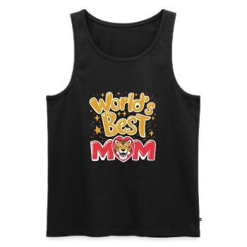 Best Mom Forever - Cadeau de fête des mères - Débardeur bio Premium Homme - noir - Devant - AI Model Male 178 light (178cm)