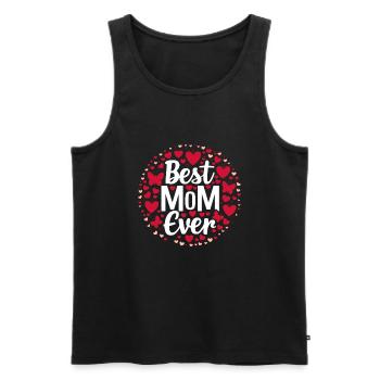 Best Mom Forever - Cadeau de fête des mères - Débardeur bio Premium Homme - noir - Devant - AI Model Male 178 light (178cm)