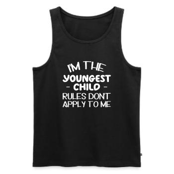 Family Kids Siblings Funny Gift Idea - Men's Premium Organic Tank Top - black - Front - Michal (187cm)