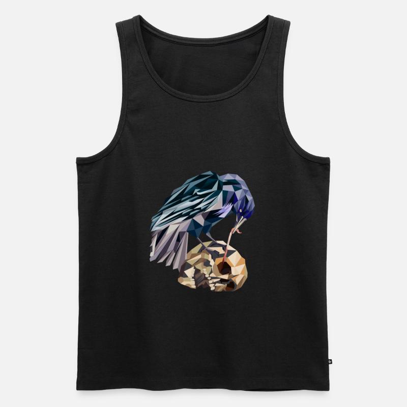 cubicraven - Männer Premium Bio Tank Top - Schwarz