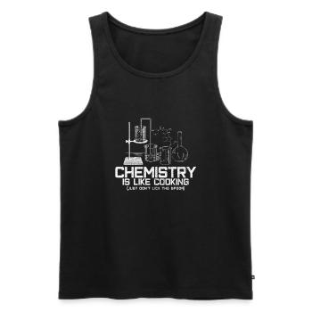 Chemistry - Chemist Nerd Student Funny Gift - Men's Premium Organic Tank Top - black - Front - Michal (187cm)