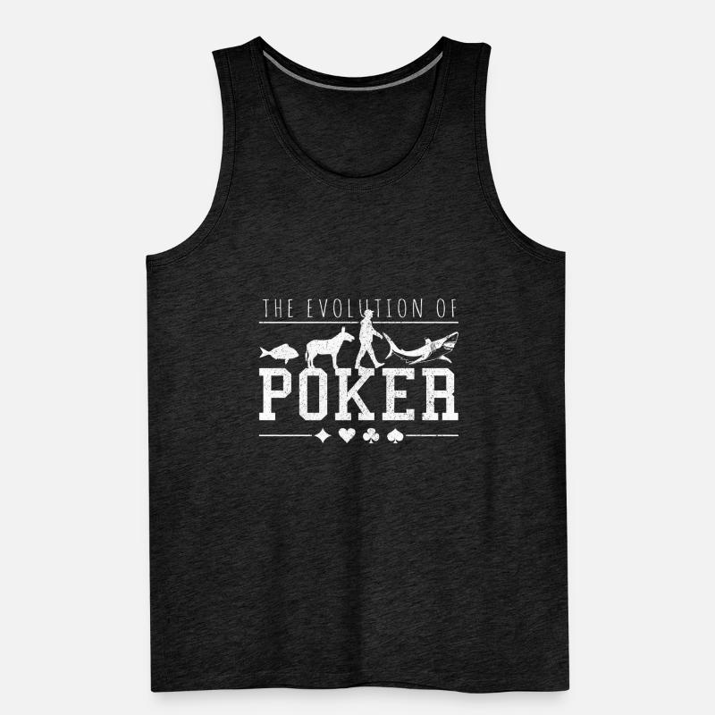 Poker Evolution Männer Premium Bio Tank Top