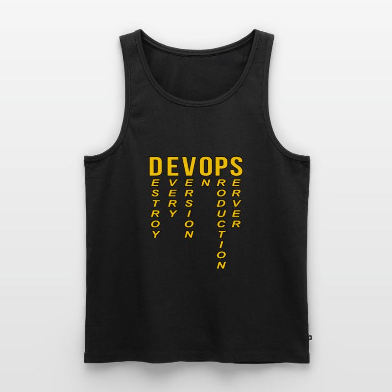 Devops Definition Technischer Computer Männer Premium Bio Tank Top