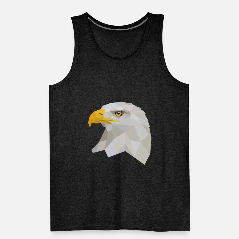 bald eagle Men's Premium Organic Tank Top