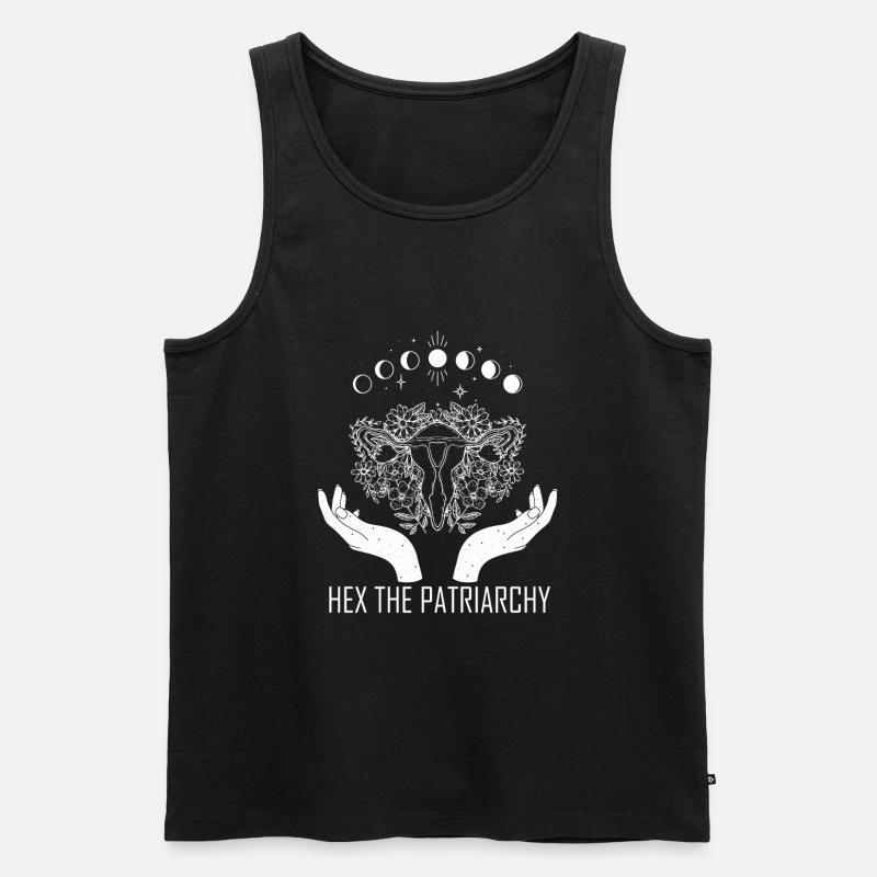 Hex The Patriarchy - Männer Premium Bio Tank Top - Schwarz
