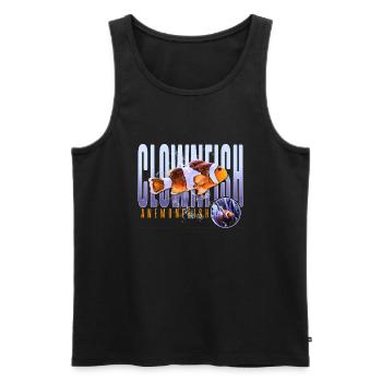 Clownfisch Anemonenfisch - Männer Premium Bio Tank Top - Schwarz - Vorne - AI Model Male 178 light (178cm)