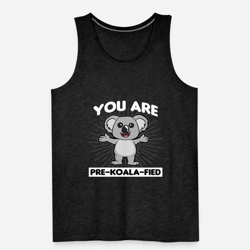 Koala Eucalyptus Australia Men's Premium Organic Tank Top