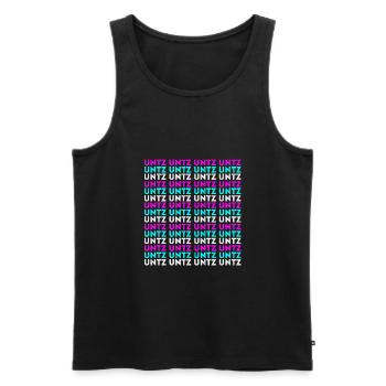 Untz Untz Untz Untz Untz Untz Untz Untz Untz Untz - Männer Premium Bio Tank Top - Schwarz - Vorne - Michal (187cm)