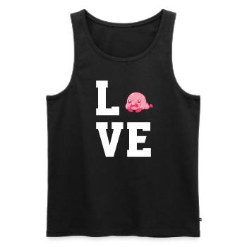 Cher Blobfish - Débardeur bio Premium Homme - noir - Devant - Michal (187cm)