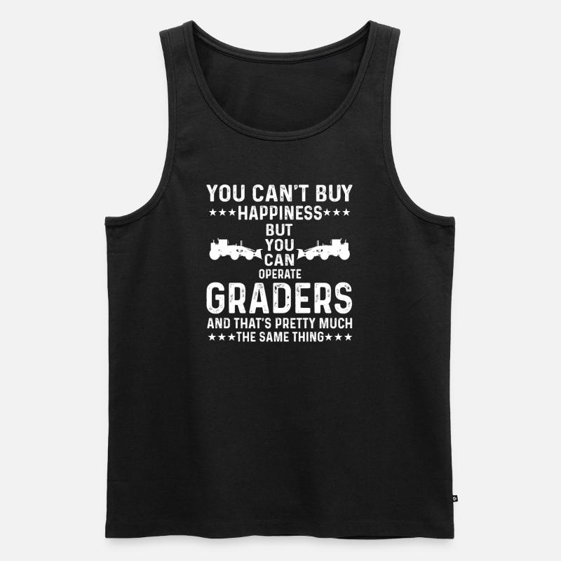 Fun Grader Driver Design - Men's Premium Organic Tank Top - black