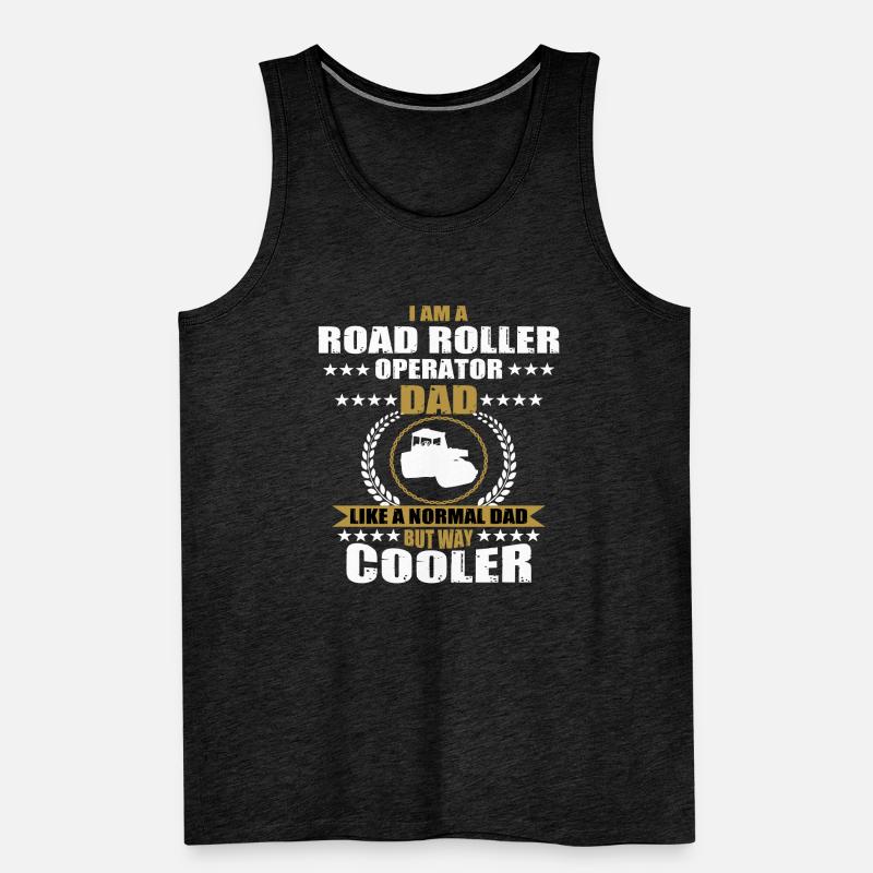 Roller Papa Strassenbauer Men's Premium Organic Tank Top