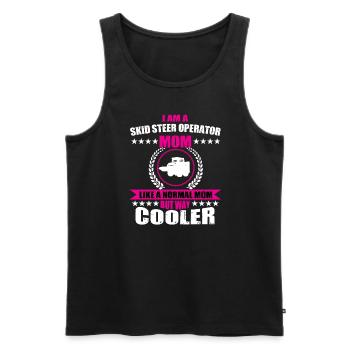 Skid Steer Loader Driver Mama - Men's Premium Organic Tank Top - black - Front - AI Model Male 178 light (178cm)