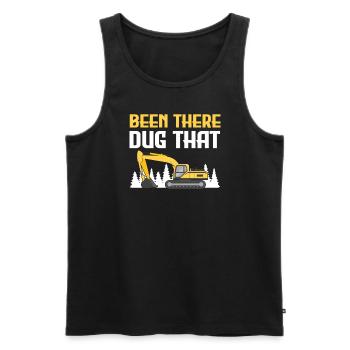 Tolles Baggerfahrer Geschenk - Männer Premium Bio Tank Top - Schwarz - Vorne - Michal (187cm)