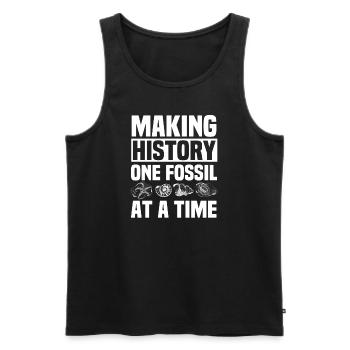 Fossil hunters - Men's Premium Organic Tank Top - black - Front - AI Model Male 178 light (178cm)