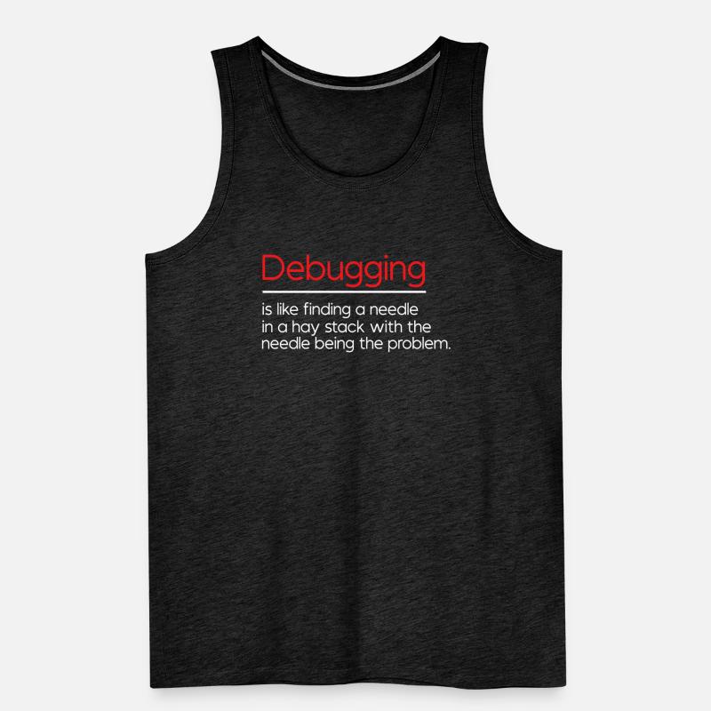 Fun debugging design Men's Premium Organic Tank Top