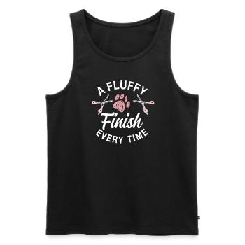 Cute dog groomer T-shirt - Men's Premium Organic Tank Top - black - Front - Michal (187cm)