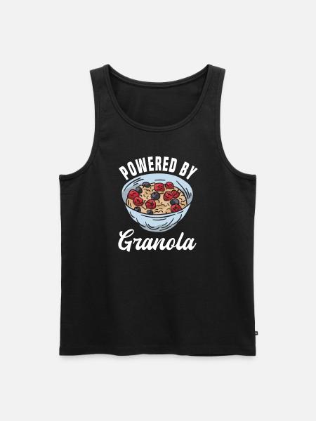 Propulsé par Granola - Débardeur bio Premium Homme - noir