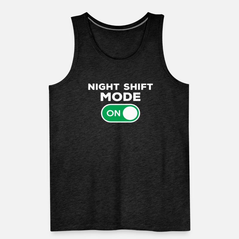 Mode Night Shift activé Débardeur bio Premium Homme