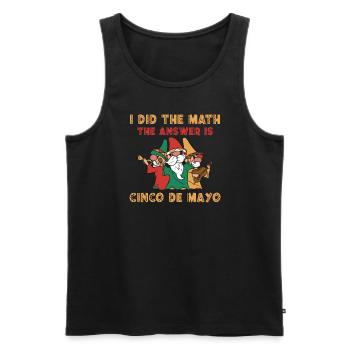 Lustige Cinco De Mayo Zwerge - Männer Premium Bio Tank Top - Schwarz - Vorne - Michal (187cm)