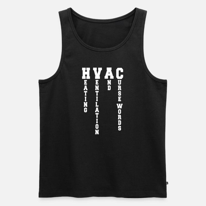 Lustiges Hlk-techniker-design - Männer Premium Bio Tank Top - Schwarz